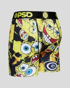 PSD Underwear SpongeBob SquarePants - Spiraling Faces -collections Sales Store 123180126 YEL 3