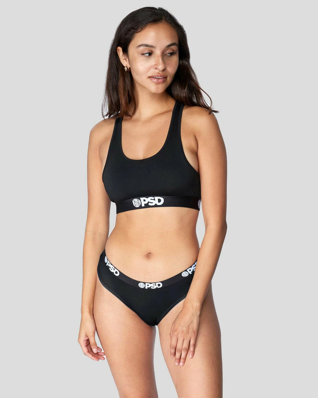 PSD Underwear Solids Cheeky - Black 3 PSD Underwear Solids Cheeky - Black