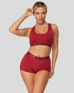 PSD Underwear Solids - Maroon