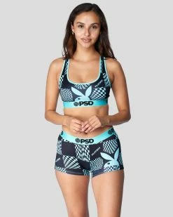 PSD Underwear Playboy - Warp Check Teal