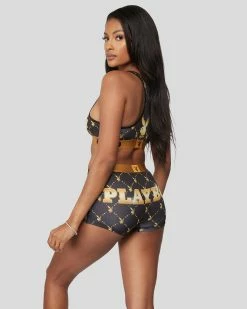 PSD Underwear Playboy - Monogram Lux -collections Sales Store 422480009 BLK 3