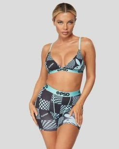 PSD Underwear Playboy - Warp Check Teal