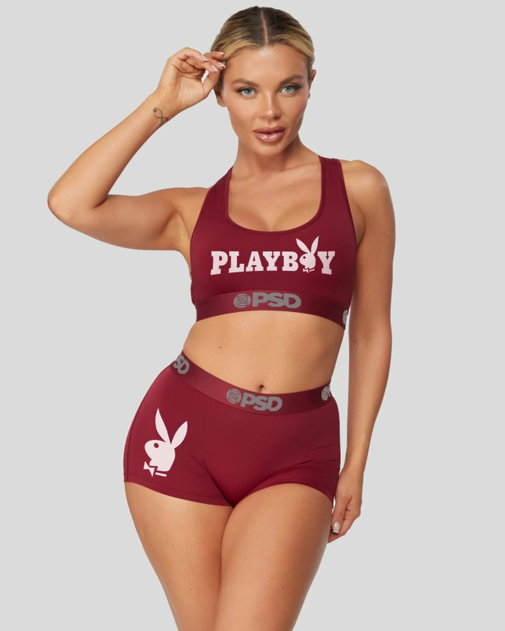 PSD Underwear Playboy - Logo Burgundy 3 PSD Underwear Playboy - Logo Burgundy