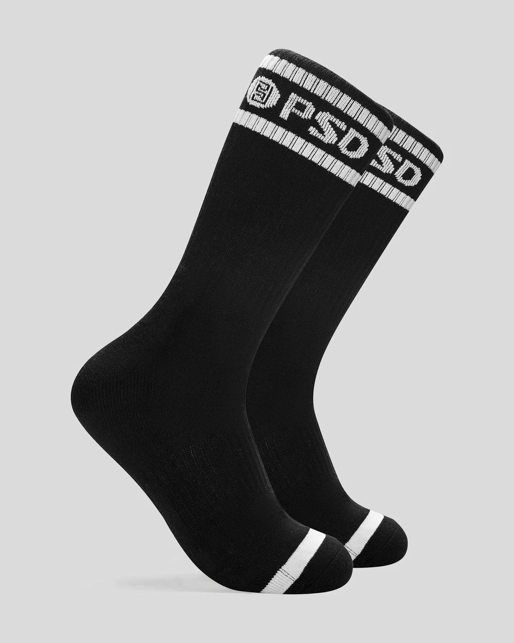 PSD Underwear 3 Pack Solid Black Brief & Sock Bundle 4 PSD Underwear 3 Pack Solid Black Brief & Sock Bundle - Image 2